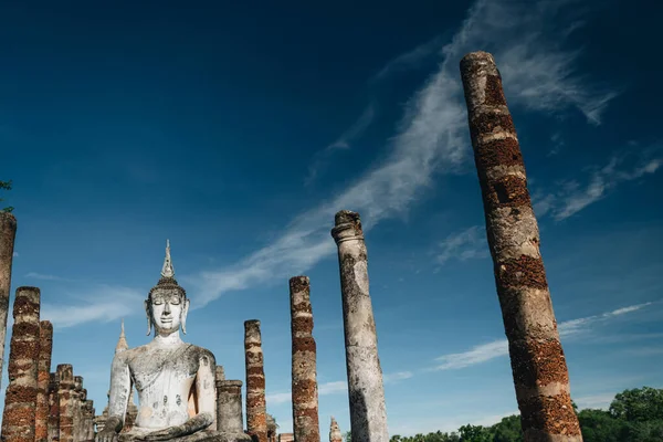 Wat Mahathat Tempio Nel Sukhothai Historical Park Thailandia — Foto Stock