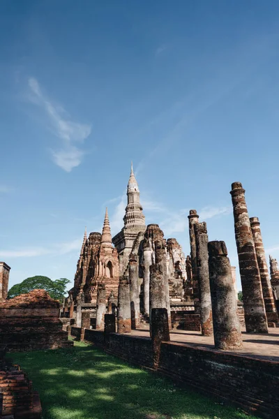 Rovine Storiche Del Tempio Sukhotai Thailandia — Foto Stock