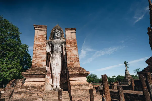 Rovine Storiche Del Tempio Sukhotai Thailandia — Foto Stock