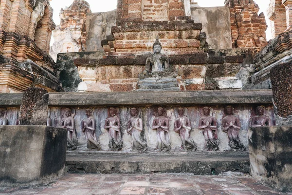 Historical Temple Ruins Sukhotai Thailand — Stock Photo, Image