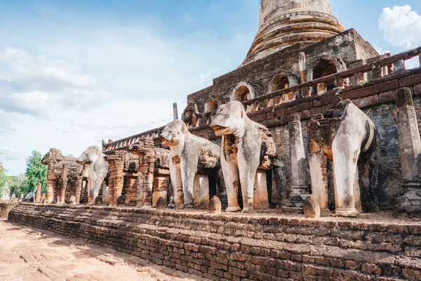 Historical Temple Ruins Sukhotai Thailand — Stock Photo, Image