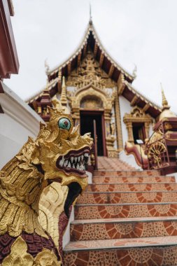 Budist tapınağı Wat Rajamontean, Chiang Mai, Tayland.