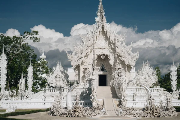 Wat Rong Khun Conhecido Como Templo Branco Chiang Rai Tailândia — Fotografia de Stock