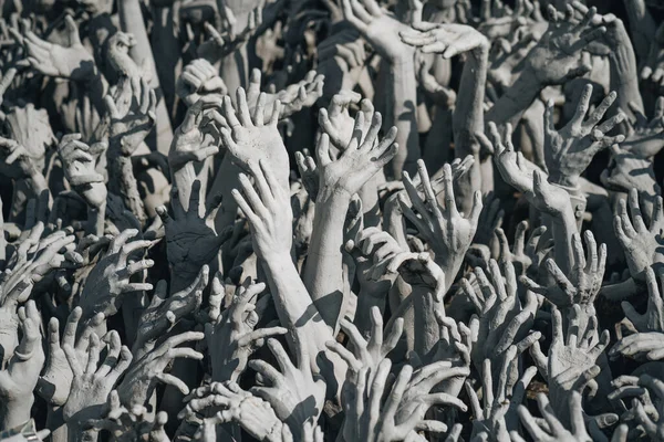 Décryptages Wat Rong Khun Connu Sous Nom Temple Blanc Chiang — Photo