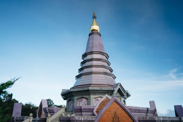 Pagode Das Grandes Relíquias Sagradas Doi Inthanon National Park Chiang — Fotografia de Stock