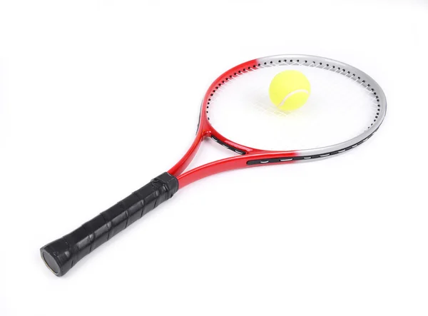 Tennisschläger isoliert — Stockfoto