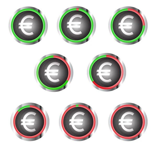 Eurosímbolo —  Vetores de Stock