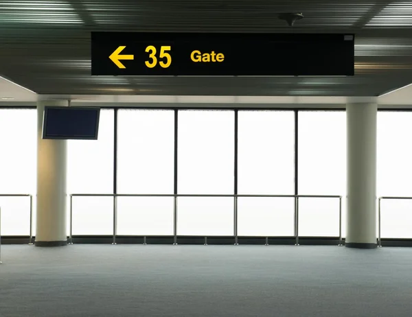 Waiting section in the airport — Stock Photo, Image