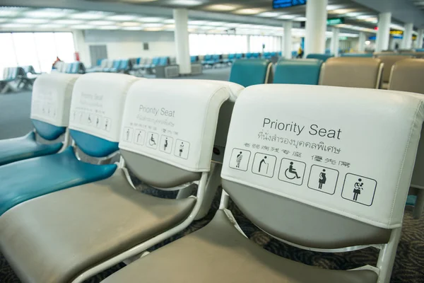 Priority seat — Stock Photo, Image