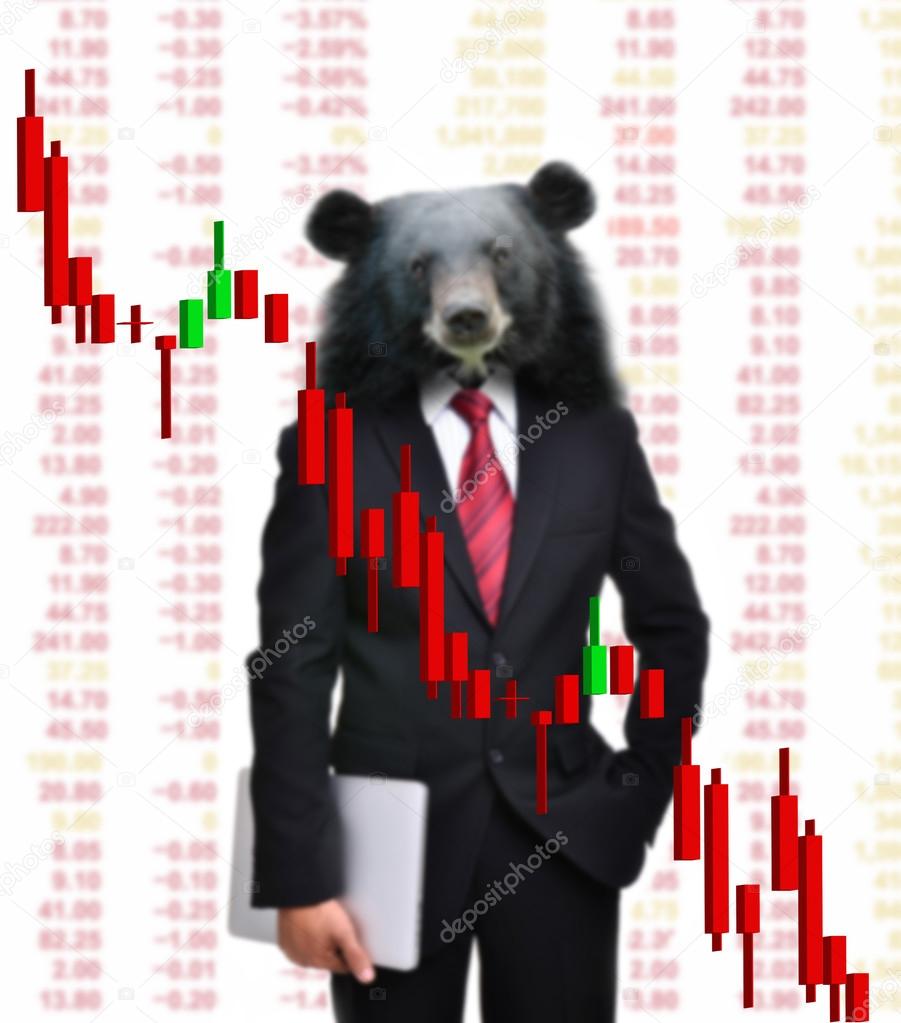 bear market, stock investment concept