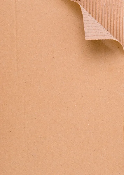 Texturé de boîte en papier brun — Photo