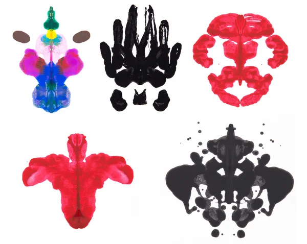 Rorschachův test — Stock fotografie