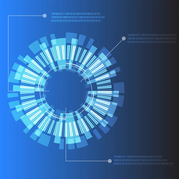 Abstraktní pozadí technologie — Stockový vektor