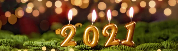 Holiday Background Happy New Year 2021 Numbers Year 2021 Made — Stock Photo, Image