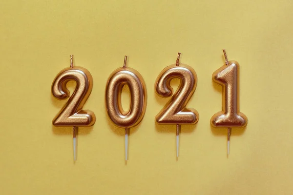 Sfondo Vacanza Felice Anno Nuovo 2021 Numeri Dell Anno 2021 — Foto Stock