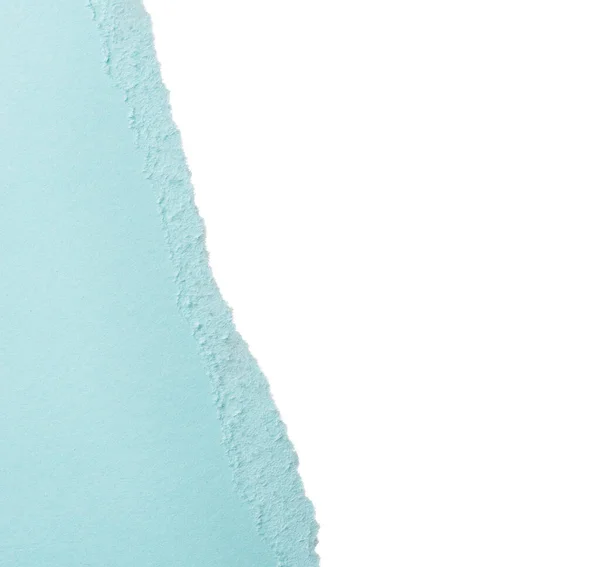 Beyaz Arka Planda Mavi Renkli Kağıt Çubuğu Var Beyaz Arkaplanda — Stok fotoğraf