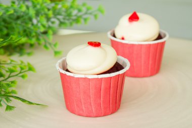 Çikolatalı fincan kek