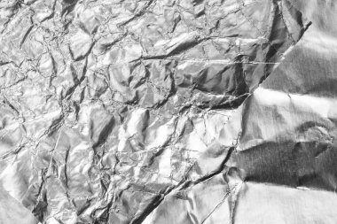 Gümüş folyo dokulu ve arka plan