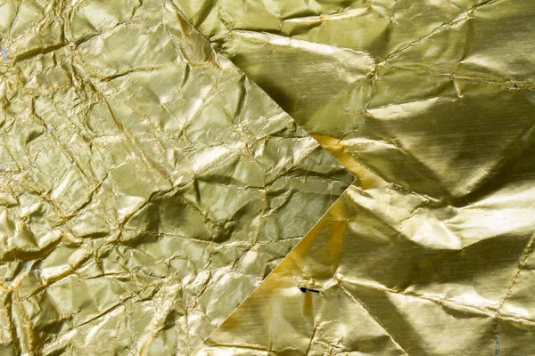 Golden foil textured and background — Stock Photo, Image