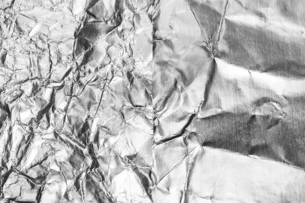 Серебряная фольга и текстура — стоковое фото