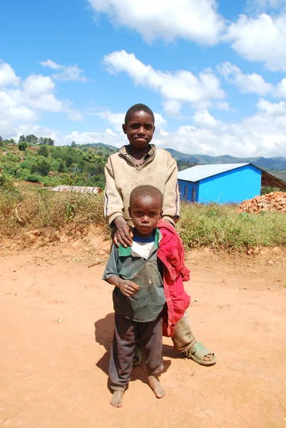 Діти Kilolo гора в Танзанії - Африка 44 — стокове фото