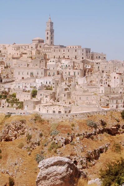 The town of Matera in the Apulian Murgia - Apulia - Italy — Stock Photo, Image