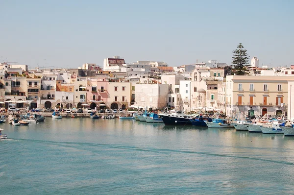 Görünüm Trani bağlantı noktası - Apulia - İtalya — Stok fotoğraf