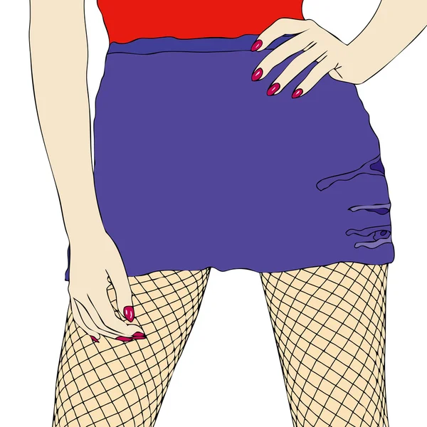 Download Fishnet stockings Stock Vectors, Royalty Free Fishnet ...