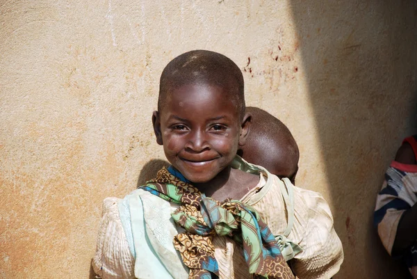 Os dois filhos africanos — Fotografia de Stock