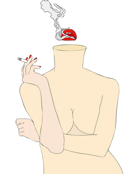 흡연은 당신의 마음 — 스톡 사진