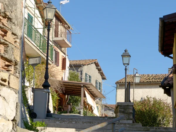 El antiguo pueblo de Scacciati en Palestrina - Roma — Foto de Stock