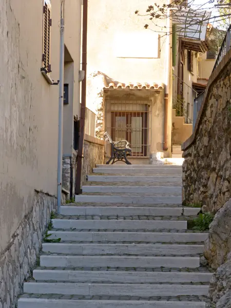 Antiga Aldeia Scacciati Palestrina Roma Itália — Fotografia de Stock