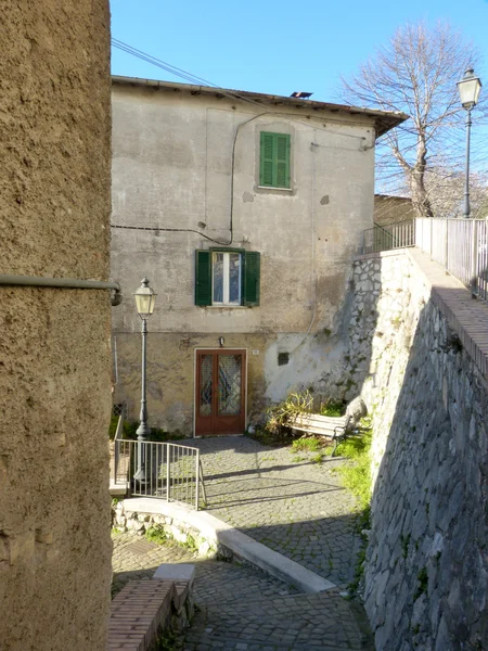 The ancient village of Scacciati in Palestrina - Rome — Stock Photo, Image