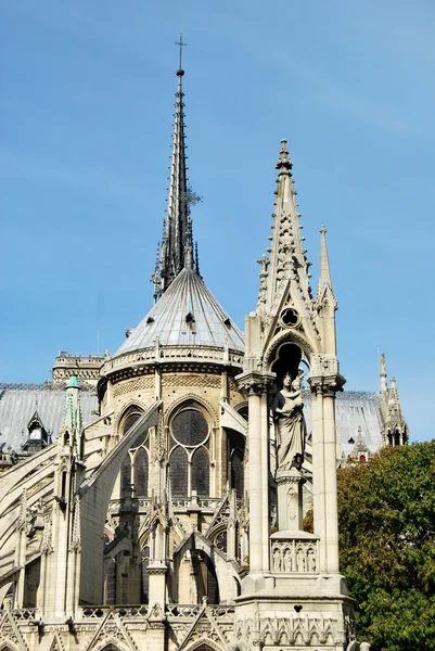 Kyrkan Notre Dame i Paris - Frankrike — Stockfoto