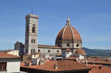 Floransa-Toskana-İtalya katedral panoramik manzaralı