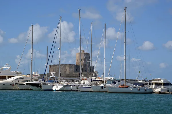 The boats of the marina of Trapani in Sicily - Italy 34 — Stock Photo, Image