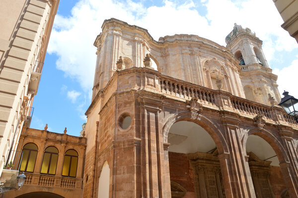 The baroque cathedral city of Trapani in Sicily - Italy