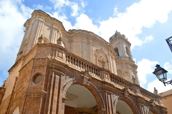 De kathedraal stad van Trapani op Sicilië - Italië — Stockfoto