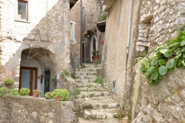 Sokaklar, köy Artena Lazio - İtalya kısa bir bakış