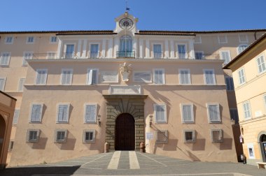 The Apostolic Palace of Castel Gandolfo headquarters of the papa clipart