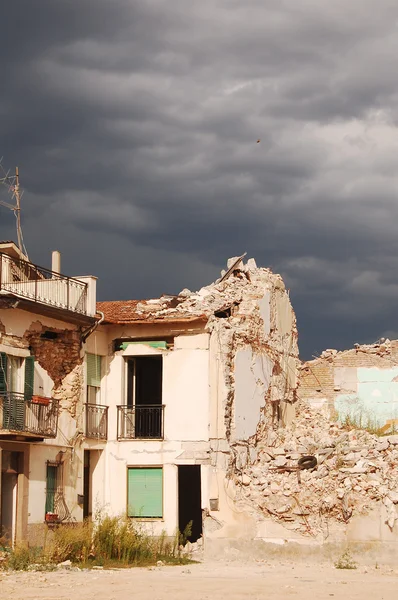 Вересня 2016 Країна Італії Умбрія Lazio Абруццо Італії Після Землетрусу — стокове фото