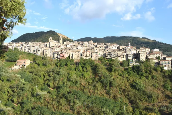 Una Veduta Del Piglio Paese Del Vino Nel Lazio Italia — Foto Stock