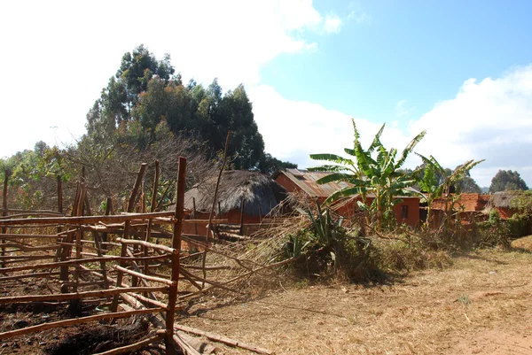 Agrarische landschap in Tanzania - Afrika — Stockfoto