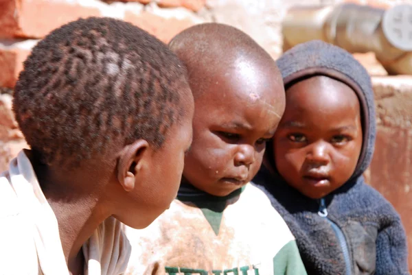 The children of the Franciscan Mission of the Village of Pomerin — Stock Photo, Image