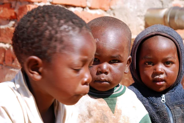 The children of the Franciscan Mission of the Village of Pomerin — Stock Photo, Image