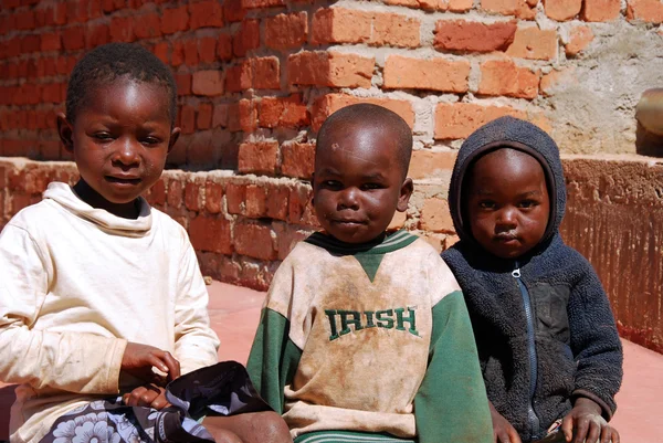 The children of the Franciscan Mission of the Village of Pomerin — Stock Photo, Image