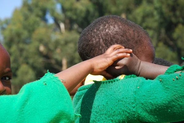 Agosto 2014 Pomerini Tanzania África Los Niños Africanos Del Jardín —  Fotos de Stock