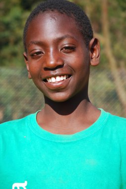 Afrikalı çocuklar tarafından kar amacı gütmeyen takip AIDS acı 