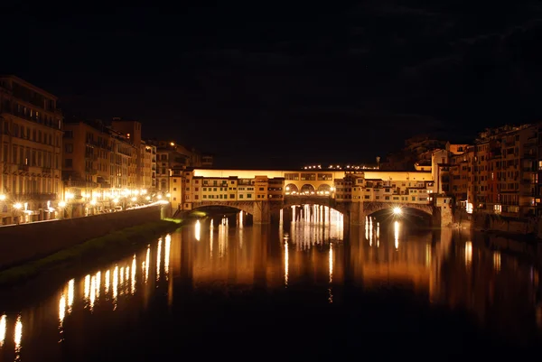 Florence by night - Tuscany - Italy — Stock Photo, Image