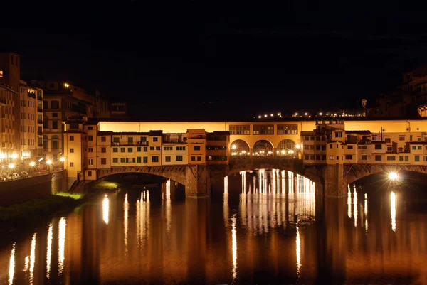 Florence by night - Tuscany - Italy — Stock Photo, Image